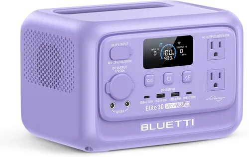 Vista 13 de Generador solar BLUETTI Elite 30 V2 con panel solar de 100W incluido 288Wh