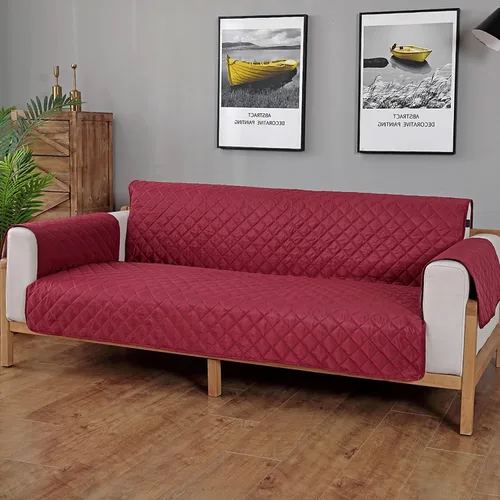 Vista 10 de Fundas de sofá reversibles para el hogar, protector de muebles, fundas de sofá impermeables para mascotas, fundas de cojín de sofá, fundas de sofá