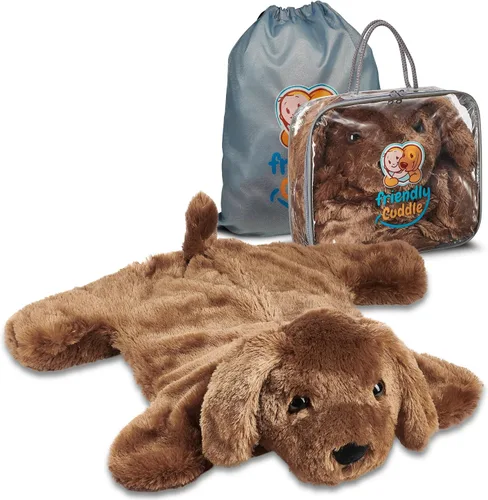 Vista 11 de FRIENDLY CUDDLE Manta con Peso para Regazo para Niños y Adultos – Manta con Peso Bella Kids – ASD, Procesamiento Sensorial Animales de Peluche