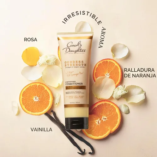Vista 11 de Carol's Daughter Goddess Strength - Acondicionador fortificante para cabello ondulado, rizado y crespo, acondicionador con aceite de ricino