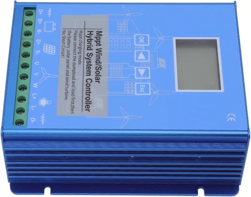 Vista 7 de Controlador de carga solar de viento de 24 V 48 V pantalla LCD, modo de carga MPPT universal para controlador de carga inteligente fuera de la red