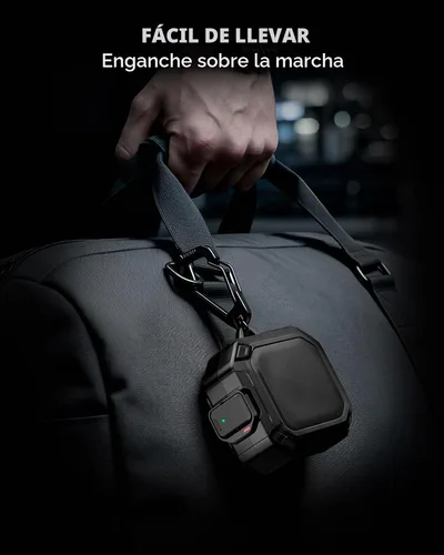 Vista 4 de MoKo Secure Lock - Carcasa para Samsung Galaxy Buds 4 Pro/4 (2026), color negro