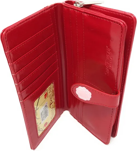 Vista 8 de Shag Wear Cartera vintage para postal para mujer, SALMÓN, Moderno