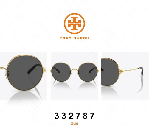 Vista 6 de Tory Burch TY6096 - Gafas de sol redondas para mujer + paquete con kit de gafas de diseñador iWear