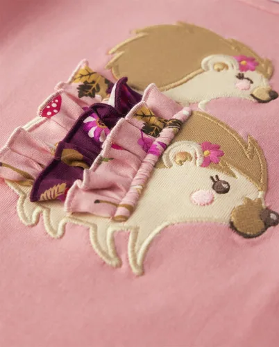 Vista 2 de Gymboree Camisetas de manga larga con estampado bordado para niñas y niños pequeños