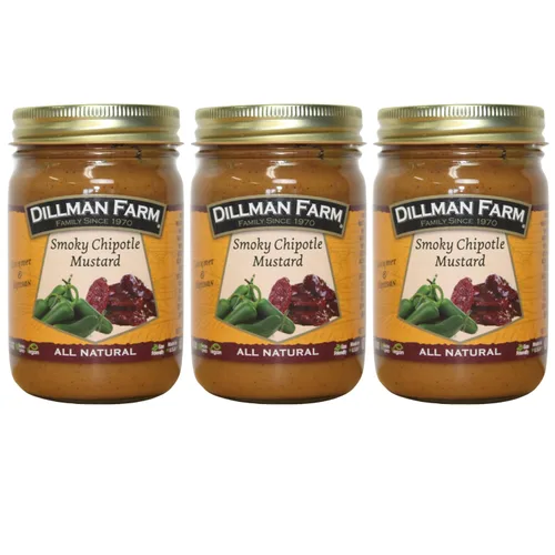 Vista 5 de Dillman Farm All Natural Gourmet Dijon Mustard - Sin gluten, sin OMG, vegano, kosher, ecológico, sin conservantes, sin jarabe de maíz, fabricado