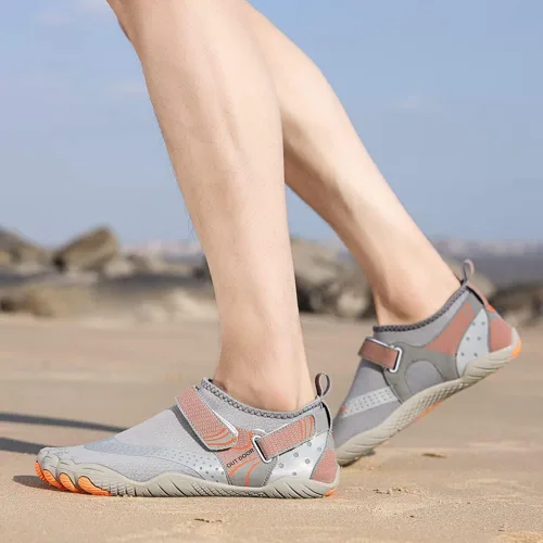Vista 6 de YING LAN Zapatos de agua para hombres y mujeres, de secado rápido, antideslizantes, para la playa, natación, deportes acuáticos, buceo, vela, kayak
