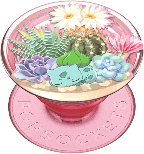 Vista 18 de PopSockets - Agarradera adhesiva para teléfono, soporte esmaltado Bulbasaur Bulbasaur Siesta