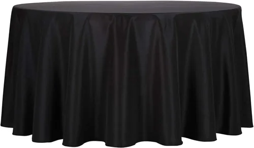 Vista 108 de Ascoza Paquete de 2 manteles cuadrados negros de tela de poliéster de 52 x 52 pulgadas para bodas, banquetes, restaurantes y fiestas