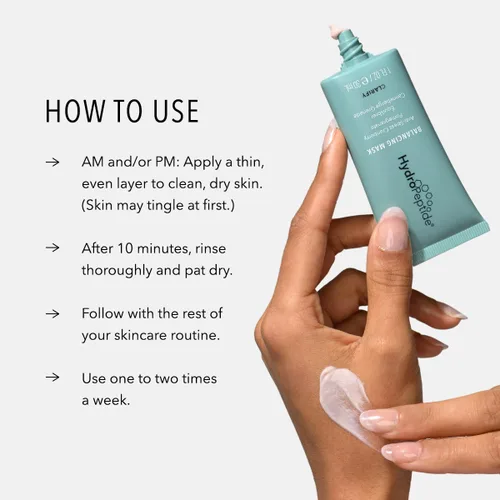 Vista 4 de HydroPeptide Mascarilla equilibrante con granada de arándano, 0.5 onzas líquidas