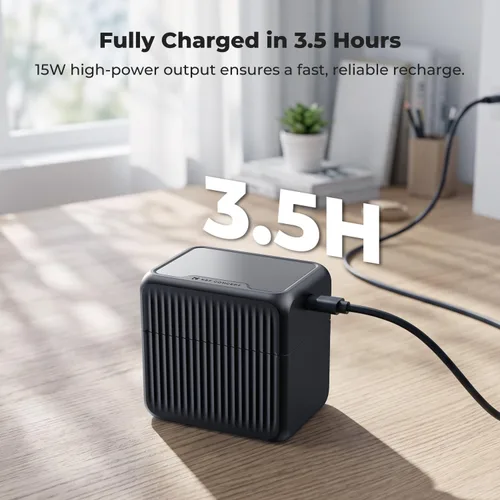 Vista 6 de K&F CONCEPT Paquete de 8 baterías recargables de litio AA con cargador