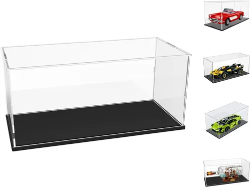 Vista 10 de Choowin Vitrina de acrílico para casco de Lego Star Wars para casco de Lego Capitán Rex, vitrinas de acrílico transparente grueso