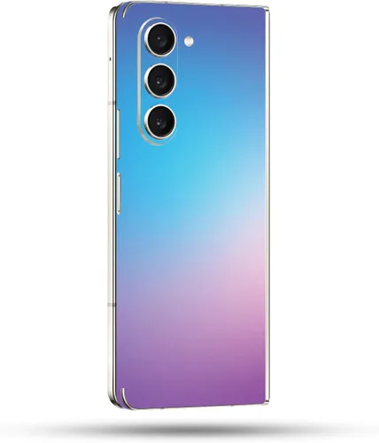 Vista 57 de MightySkins Skin compatible con Samsung Galaxy Z Fold 5 - Puppy Fall Funda protectora de vinilo duradera y única Fácil de aplicar, quitar