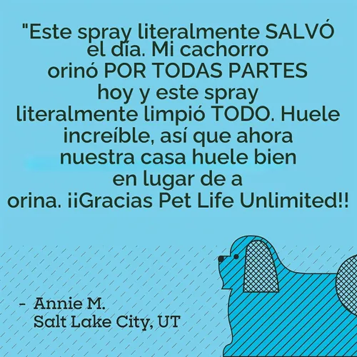 Vista 8 de Pet Life Unlimited SuperFoam para manchas y olores de mascotas, hoja de enebro, 16 onzas líquidas