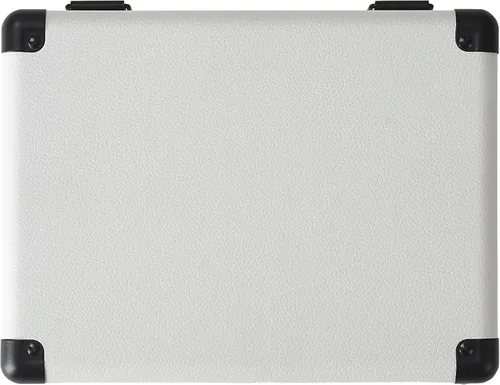 Vista 12 de Crosley CR3505DP-WF Reproductor de CD Cruiser, granja blanca Casa de campo blanca