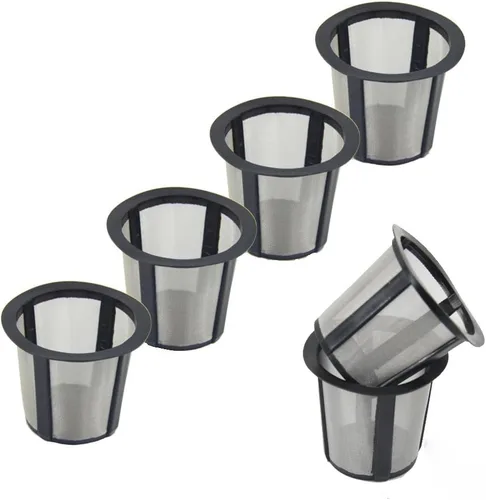 Vista 4 de WOTOW Juego de filtros de café reutilizables para K Cups Filtro de repuesto para Keurig My Style carcasa de filtro compatible con la serie B30 B40