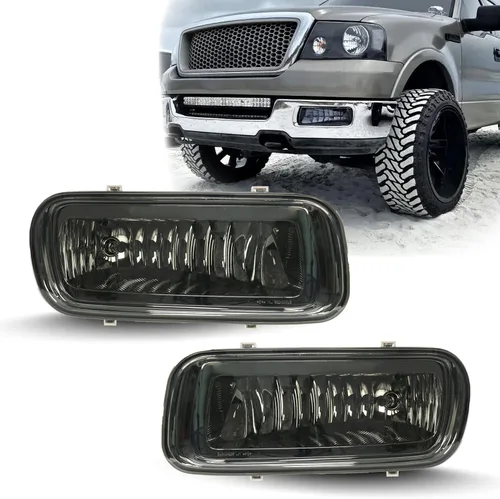 Vista 9 de Conjunto de luces antiniebla para Ford F150 2004 2005 2006, kit de repuesto de luces antiniebla para Lincoln Mark LT Base 2006 con bombilla halógena