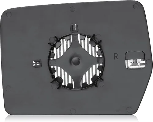 Vista 5 de Espejo lateral derecho de repuesto compatible con Ford F150 2011 2012 2013 2014 Espejo retrovisor calefactable reemplazo 4L3Z-17K707-DA