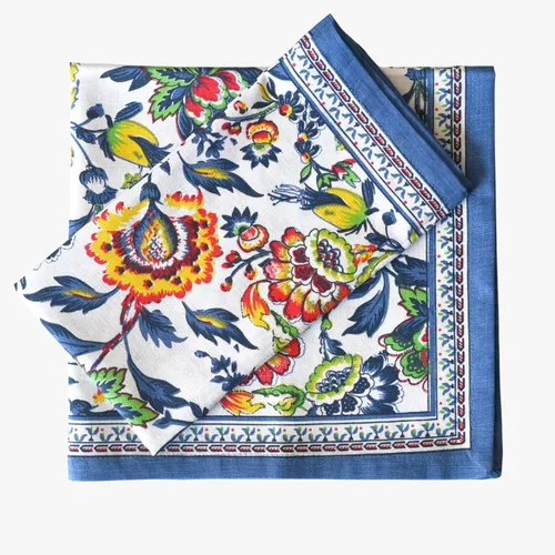 Vista 60 de Fingercraft - Juego de 12 servilletas de tela de mezcla de algodón y lino, con estampado, perfecta para fiestas, cenas, bodas, cócteles y Navidad