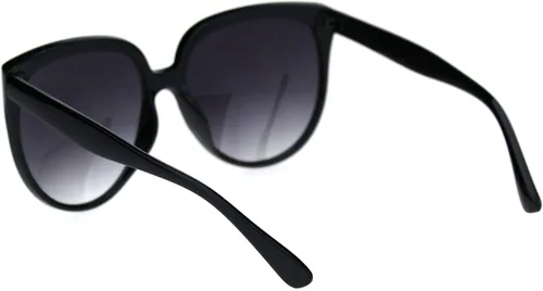 Vista 4 de Gafas de sol de cuerno retro de plástico para mujer