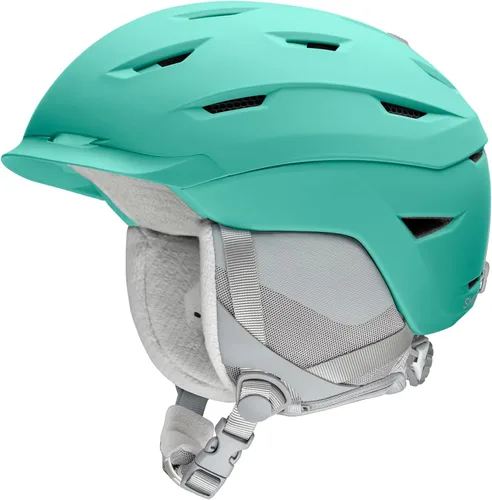 Vista 2 de Smith Optics Liberty - Cascos de nieve para mujer Perla negra mate.