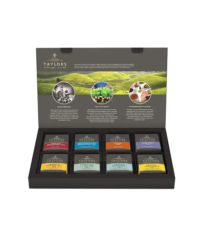 Vista 5 de Taylors of Harrogate Caja variada de té verde, infusiones de hierbas y tés especiales surtidos, 96