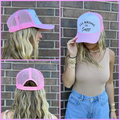 Vista 2 de Funky Junque Gorra de béisbol de malla para mujer, para despedida de soltera