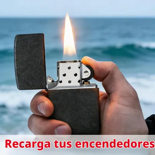 Vista 5 de Paquete de 2 piezas de repuesto de mecha y algodón, kit de reparación universal de repuesto para encendedor de líquido de gasolina, incluye algodón