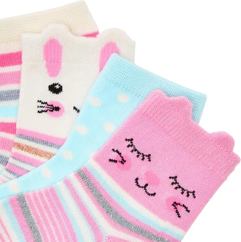 Vista 3 de Cherokee baby-girls 10 Pack Novelty Crew Socks