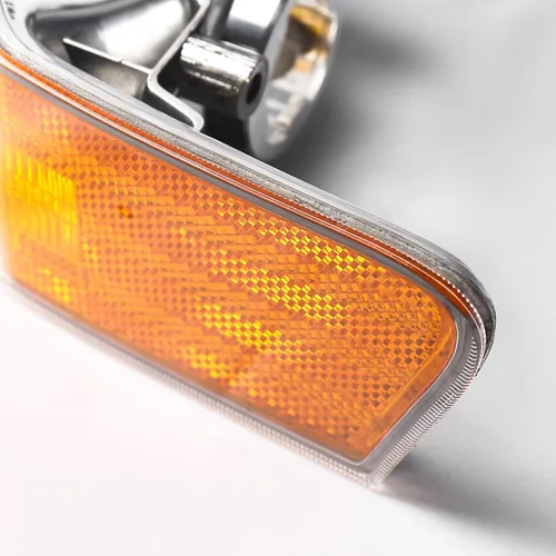 Vista 2 de FIONE Cubierta de lámpara de luz intermitente frontal Compatible con Jeep Patriot 2007 2008 2009 2010 2011 2013 2014 2015 2016 2017 Luz de esquina