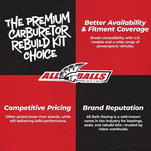 Vista 5 de All Balls Kit completo de carburador 26-1211 compatible con/repuesto para Honda TRX450ES 1998-2001, TRX450FE/FM 2002-2004, TRX450S 1998-2001