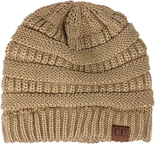 Vista 249 de C.C Trendy Warm Chunky Soft Stretch Cable Knit Beanie