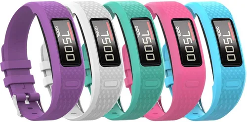 Vista 11 de QGHXO Correa para Garmin Vivofit 1 / Vivofit2, correa de repuesto de silicona suave para Garmin Vivofit 1 / Vivofit 2 Activity Tracker, pequeña 10