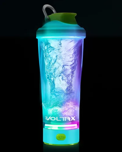 Vista 2 de VOLTRX Botella eléctrica agitadora - VortexBoost portátil recargable por USB C mezcladora de batidos de proteínas, vasos agitadores para batidos