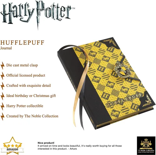 Vista 3 de The Noble Collection Diario Hufflepuff de Harry Potter