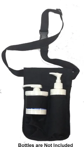 Vista 2 de Therapist's Choice® Funda para botella de masaje doble (botella no incluida) (negro)