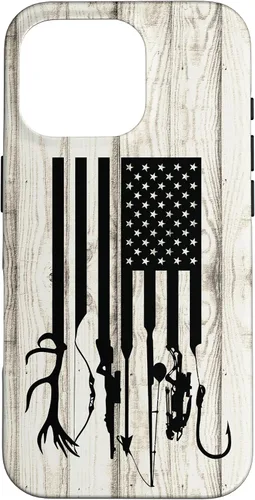 Vista 20 de iPhone 16 Blanco Rústico Pesca Y Caza Pistola Ballesta USA America Case