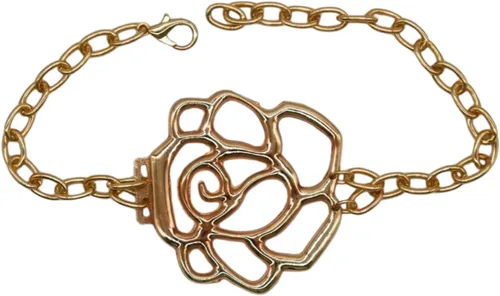 Vista 5 de TrendyFashionJewelry TFJ - Pulsera de metal para mujer, estilo occidental, con diseño sexy, cadena de bota, cuentas de bola