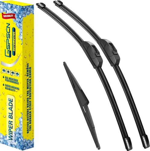 Vista 35 de GSPSCN 2 limpiaparabrisas de repuesto para Cooper R55, R56, R57, 2013, 2014, 2015, 19 + 18 pulgadas (juego de 2)