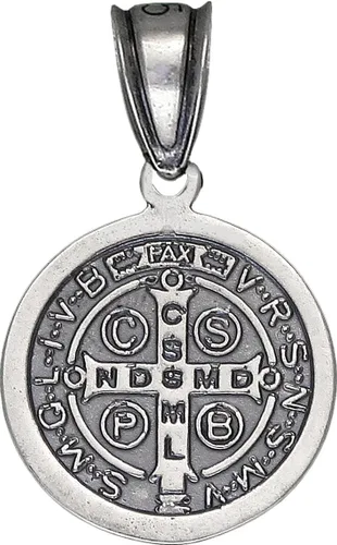Vista 2 de eJewelryPlus - Collar con colgante reversible de plata de ley con cadena
