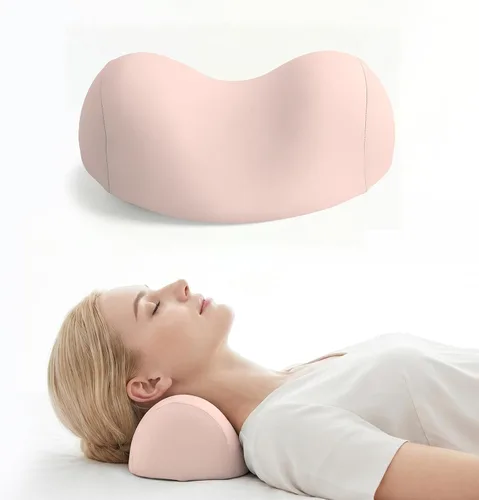 Vista 8 de Almohada de cuello pequeña para aliviar la presión del dolor cervical con suave y transpirable