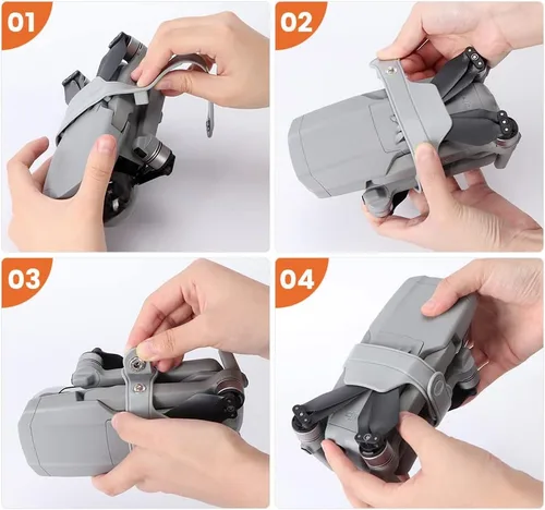 Vista 7 de Cubierta protectora de lente cardán para DJI Air 2S,Correa de soporte de hélice para DJI Air 2S/Mavic Air 2 Accesorios