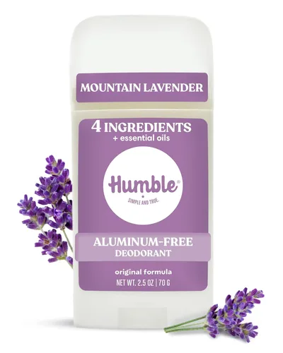 Vista 30 de Humble - Desodorante sin aluminio para mujeres y hombres, paquete variado, desodorante natural limpio y fresco en barra con aceites esenciales