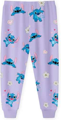 Vista 3 de BEAUTY CUTJE Conjunto de 2 piezas de camiseta de dibujos animados para niñas grandes