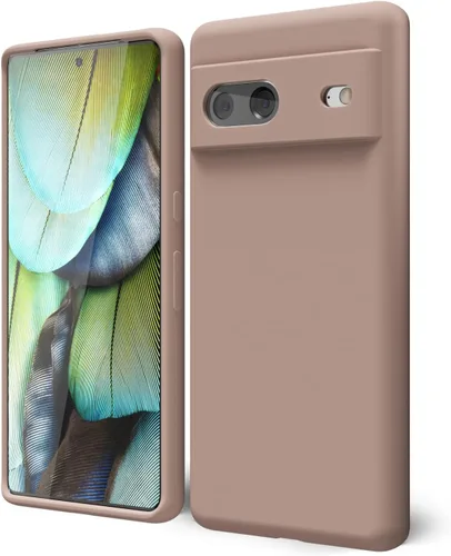 Vista 97 de oakxco para Google Pixel 6A Funda de teléfono de silicona líquida, diseño estético lindo y delgado para mujer y niña, cubierta de gel suave, lisa