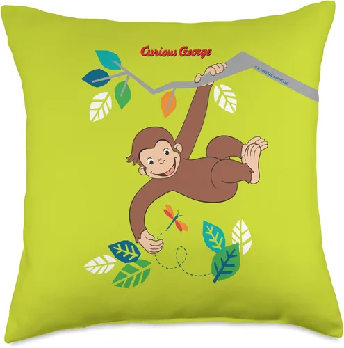 Vista 4 de Curious George Almohada Spring Swing Adventure