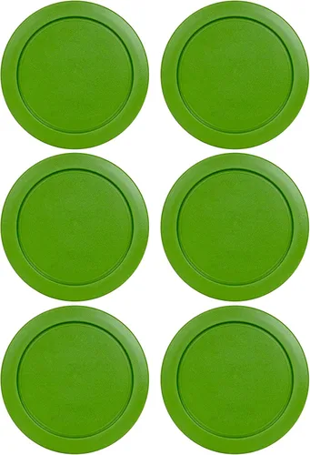 Vista 20 de Tapas de repuesto que se ajustan a los tazones de recipientes de vidrio Pyrex para almacenamiento de alimentos de 4 tazas, tapas redondas