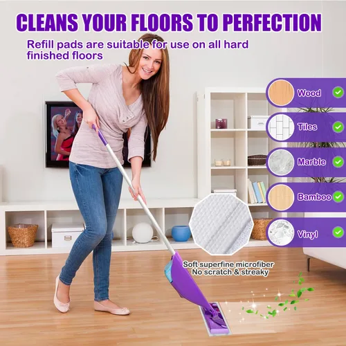 Vista 6 de Paquete de 30 repuestos de almohadillas para trapeador Swiffer Wet Jet Mop