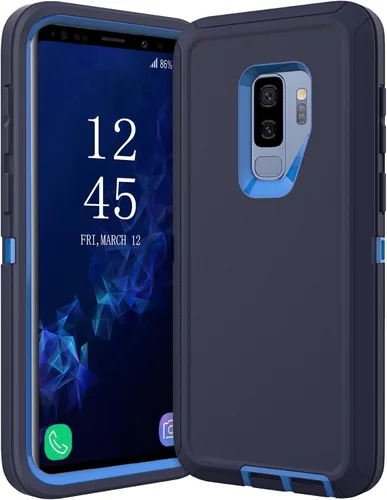 Vista 8 de Funda protectora a prueba de golpes para Samsung Galaxy S9 Plus, 6.2 pulgadas (negro)