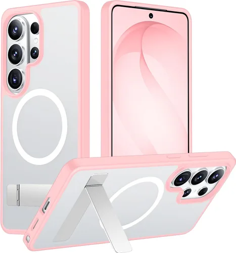 Vista 56 de Temdan Funda para Samsung Galaxy Z Fold 8, compatible con MagSafe, protector de pantalla HD integrado y función atril, protección de bisagra Negro